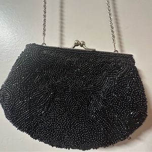 Perfect Black sequin holiday bag!